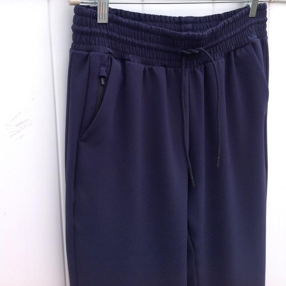 Athleta Metropolis Straight Leg Pant PrimaTwill Fabric Navy Blue sz.8 - Picture 8 of 13